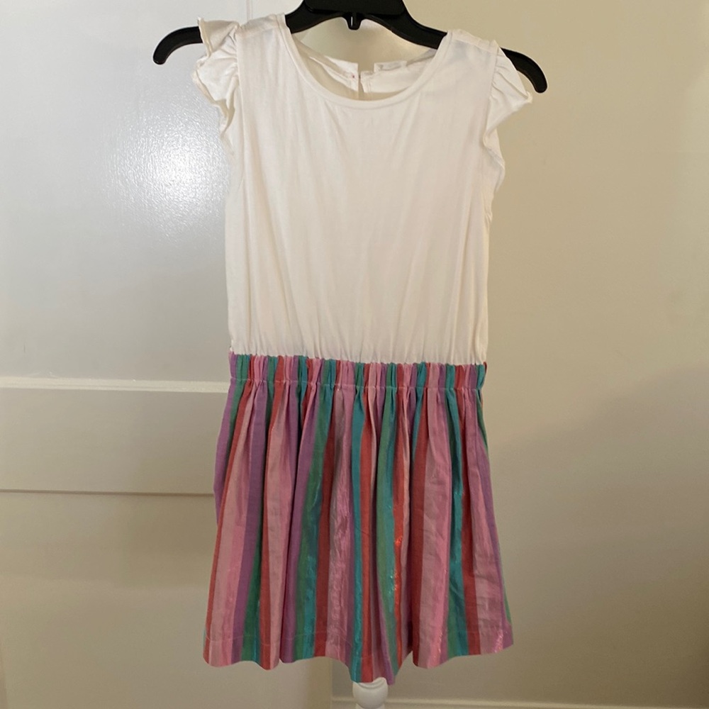 Girls JCrew metallic dress size L (10/12)